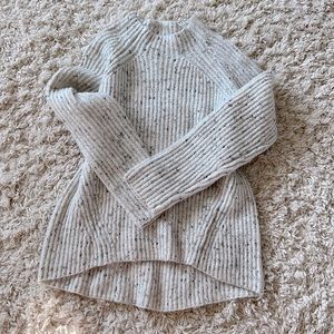 - 💎Madewell gorgeous cream sweater Oatmeal fleck!